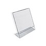 Azar Sign Holder, 2" x 3", Vertical, Table Top, Clear, Acrylic, 10/Pack (112741)~#|#~m000008510_sc7