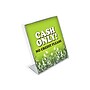 Azar Sign Holder, 2" x 3", Vertical, Table Top, Clear, Acrylic, 10/Pack (112741)~#|#~m000008512_sc7