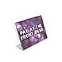 Azar Sign Holder, 3" x 2", Horizontal, Table Top, Clear, Acrylic, 10/Pack (112742)~#|#~m000008515_sc7