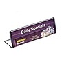 Azar Sign Holders, 8.5" x 2.5", Horizontal, Clear Acrylic, 10/Pack (112760)~#|#~m000008516_sc7