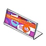 Azar Displays L-Shaped Sign Holder, 8.5"W x 3.5''H, Clear, 10/Pack (112761)~#|#~m000008518_sc7