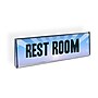 Azar Displays Adhesive Wall Sign Holder, 5.5"W x 2.5"H, Clear, 10/Pack (122015)~#|#~m000008529_sc7