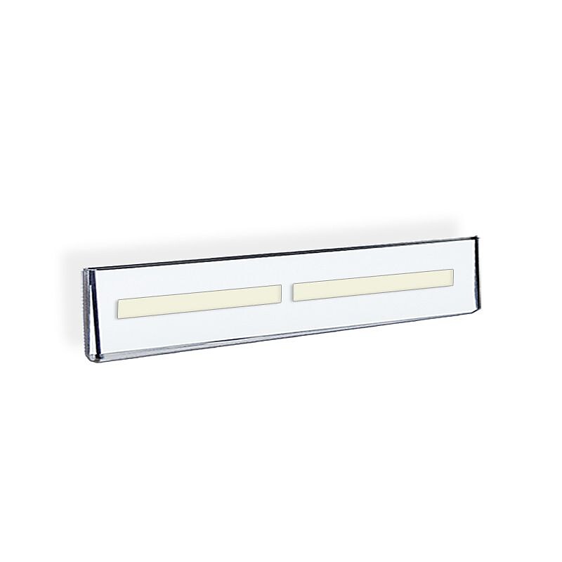 Azar Displays Wall Mount Nameplate Sign Holder 10/Pack image 1