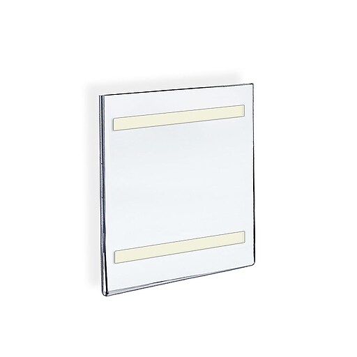 Shop Staples For Azar Plastic Vertical Wall Mount Sign Holder With