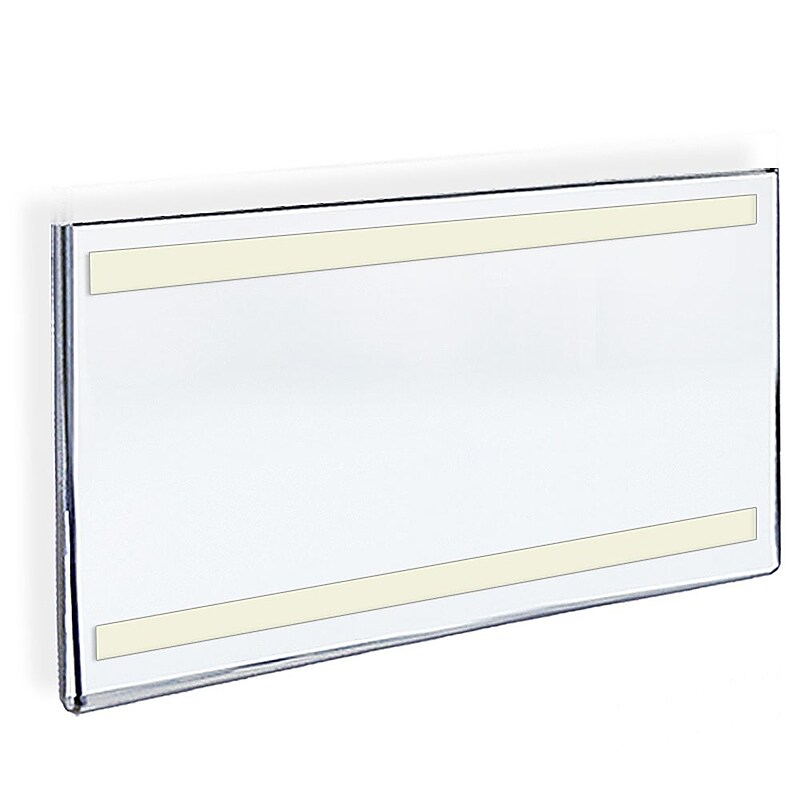 Azar Sign Holder, 17" x 22", Horizontal, Clear Acrylic, 10/Pack image 1