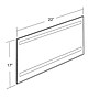 Azar Sign Holder, 17" x 22", Horizontal, Clear Acrylic, 10/Pack~#|#~m000008553_sc7