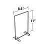 Azar Sign Holders, 8.5" x 11", Clear Acrylic, 10/Pack (132714)~#|#~m000008561_sc7