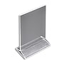 Azar Sign Holder, 5.5" x 8.5", Vertical, Clear Acrylic, 10/Pack (142711)~#|#~m000008592_sc7
