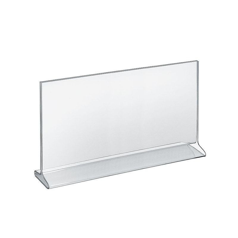 Azar Displays Top Load Acrylic Sign Holder 8.5 x 14-inch 10/Pack image 1