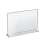 Azar Sign Holder, 11" x 14", Horizontal, Clear Acrylic, 10/Pack~#|#~m000008604_sc7