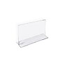 Azar Sign Holder, 6" x 4", Horizontal, Clear Acrylic, 10/Pack (152727)~#|#~m000008634_sc7