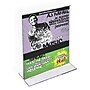 Azar Sign Holder, 5" x 3.5", Vertical, Clear Acrylic, 10/Pack (152731)~#|#~m000008643_sc7