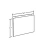 Azar Sign Holder, 14" x 11.75", Horizontal, Wall Mounted, Clear, Acrylic, 10/Pack (162711)~#|#~m000008661_sc7
