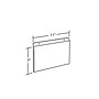 Azar Sign Holder, 11" x 7", Horizontal, Clear Acrylic, 10/Pack (162717)~#|#~m000008675_sc7