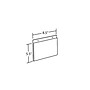 Azar Sign Holder, 8.5" x 5.5'", Vertical, Clear Acrylic, 10/Pack (162727)~#|#~m000008695_sc7