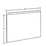 Azar Sign Holder, 22" x 17", Horizontal, Clear Acrylic, 10/Pack (162729)~#|#~m000008699_sc7