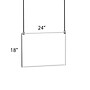 Azar Poster Holder, 24" x 18.75", Horizontal, Ceiling Hanging, Clear, Acrylic (172718)~#|#~m000008719_sc7