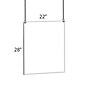 Azar Poster Holder, 22" x 28.75", Vertical, Ceiling Hanging, Clear, Acrylic (172728)~#|#~m000008725_sc7