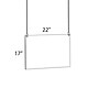 Azar Poster Holder, 17" x 22", Horizontal, Wall Mounted, Clear Acrylic (172739)~#|#~m000008737_sc7
