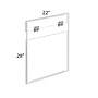 Azar Poster Holder , 22" x 28", Vertical, Wall Mounted, Clear Acrylic (182728)~#|#~m000008747_sc7