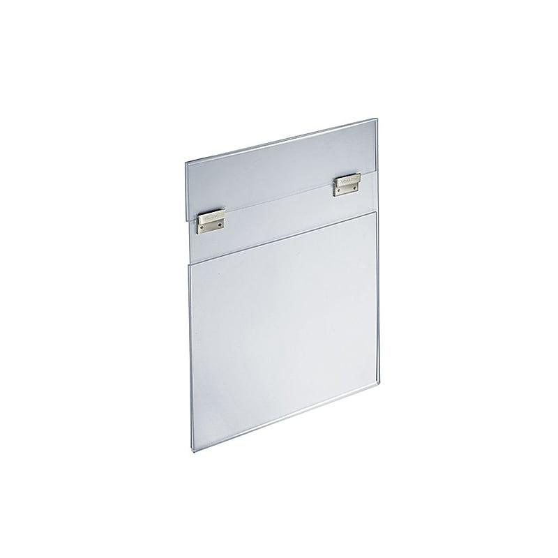 Azar Poster Holder , 17" x 22", Vertical, Wall Mounted, Clear Acrylic (182737) image 1