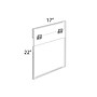 Azar Poster Holder , 17" x 22", Vertical, Wall Mounted, Clear Acrylic (182737)~#|#~m000008751_sc7
