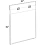 Azar Poster Holder , 30" x 40", Vertical, Wall Mounted, Clear Acrylic (182740)~#|#~m000008755_sc7