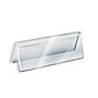 Azar Displays Nameplate Sign Holder, 8.5" W x 3" H, Clear, 10/Pack (192805)~#|#~m000008769_sc7