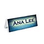 Azar Displays Nameplate Sign Holder, 8.5" W x 3" H, Clear, 10/Pack (192805)~#|#~m000008771_sc7
