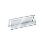 Azar Displays Nameplate Sign Holder, 11" W x 3" H, Clear, 10/Pack (192806)~#|#~m000008773_sc7