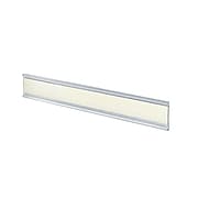 Azar® 1 1/2" x 8 1/2" Plastic Adhesive-Back C-Channel Nameplates, Clear, 10/Pack