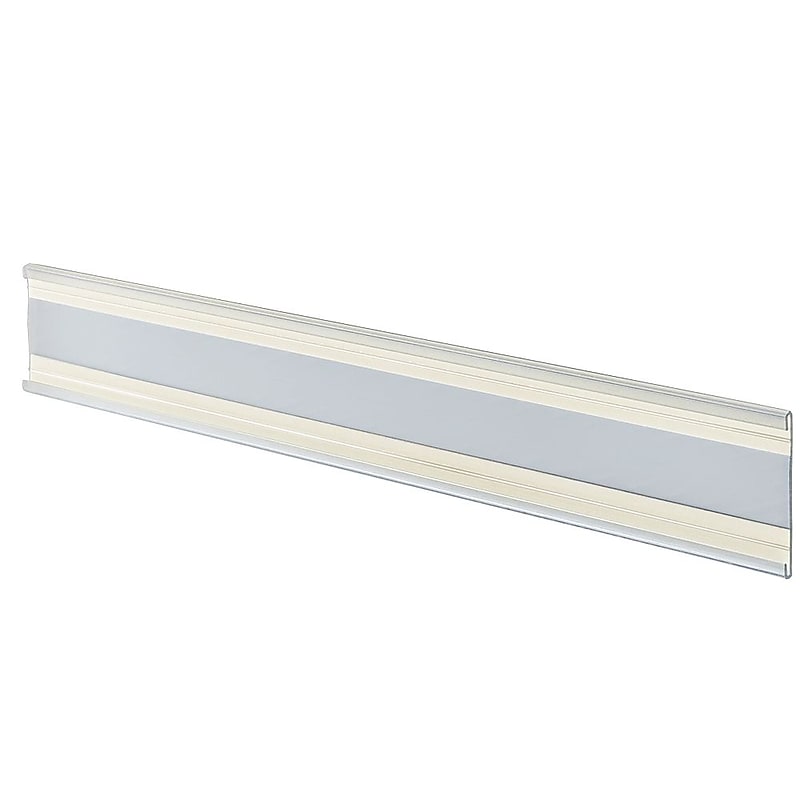 Azar Nameplate Holder, 11" x 2", Horizontal, Desktop/Wall, Clear Acrylic, 10/Pack (199609) image 1