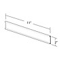 Azar Nameplate Holder, 11" x 2", Horizontal, Desktop/Wall, Clear Acrylic, 10/Pack (199609)~#|#~m000008794_sc7
