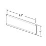 Azar Nameplate Holder, 8.5" x 4", Horizontal, Clear Plastic, 10/Pack (199614)~#|#~m000008804_sc7
