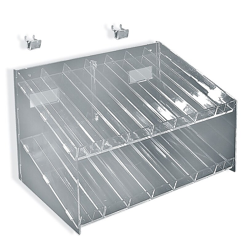 Global Approved  2-Tiered, 14-Compartment Cosmetic Tray