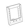 Azar Broshure Holder, 6.125" x 7.875", Vertical, Clear Plastic, 10/Pack (252301)~#|#~m000008967_sc7