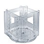Azar Broshure Holder, 9.5" x 9", Vertical, Clear Plastic (252319)~#|#~m000008999_sc7