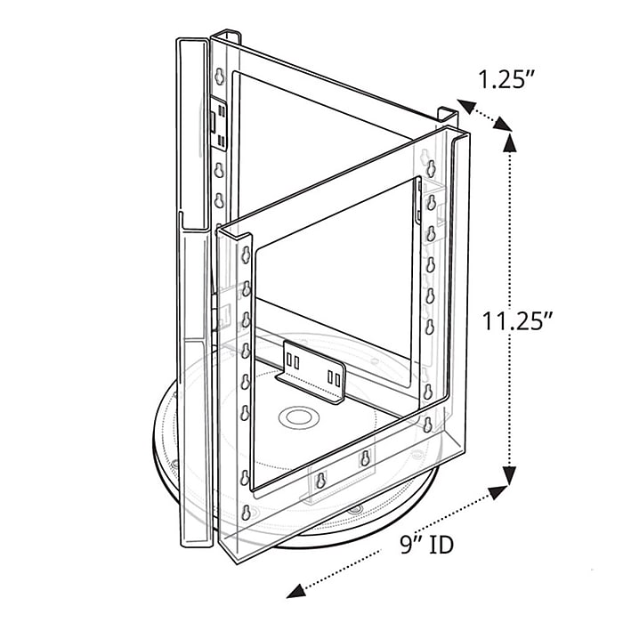Azar Brochure Holder, 11