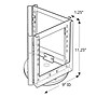 Azar Broshure Holder, 11" x 11.75", Vertical, Clear Plastic (252320)~#|#~m000009003_sc7