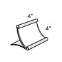 Azar Sign Holder, 4" x 4", Table Top, Gray, Metal (300885)~#|#~m000009097_sc7