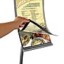 Azar Sign Holder, 8.5" x 14", Vertical, Gray Metal (300887)~#|#~m000009104_sc7