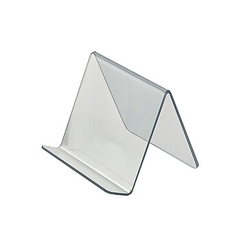 Azar® 4 1/8"(H) x 5"(W) x 5"(D) Acrylic Easel Display, 10/Pack