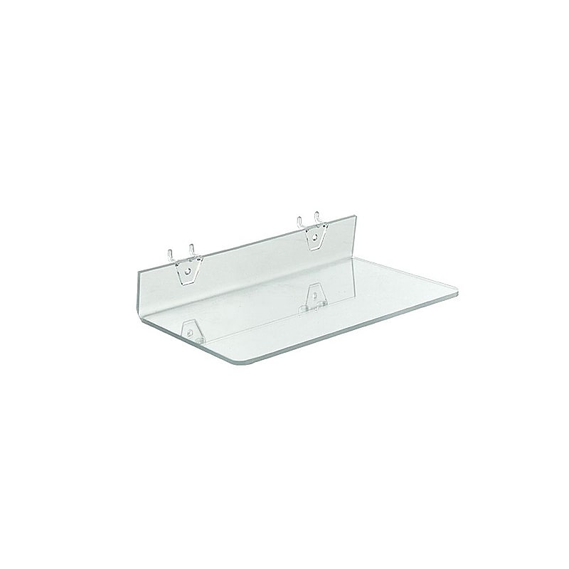 Global Approved  Acrylic Shelf For Pegboard/Slatwall, 2