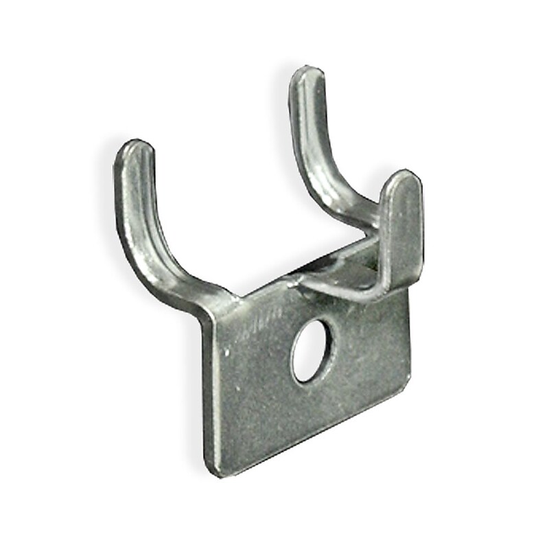 Global Approved  Metal Prong Hook For Slatwall/Pegboard, High - Pkg Qty 20