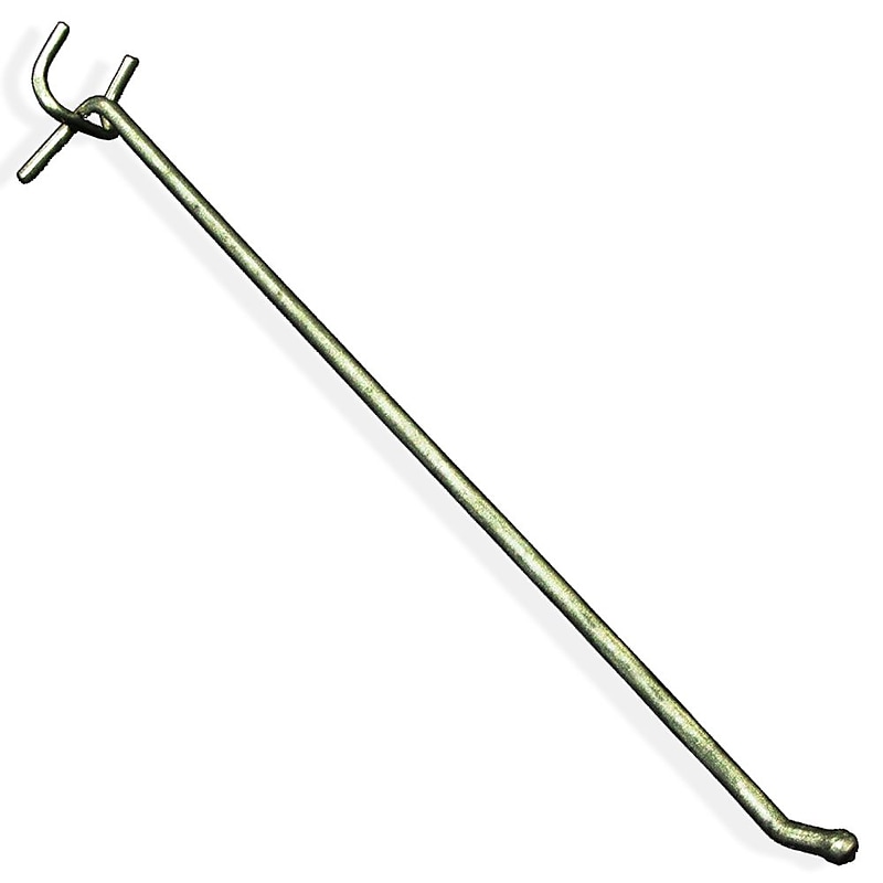 Azar® 12" x 0.187"(Dia) All Wire Galvanized Metal Hooks, 25/Pack image 1