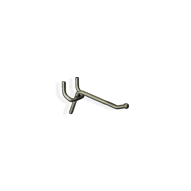 Azar Displays 2" Metal Wire Hook: 0.148" Diameter, 50-Pack (700882) image 1
