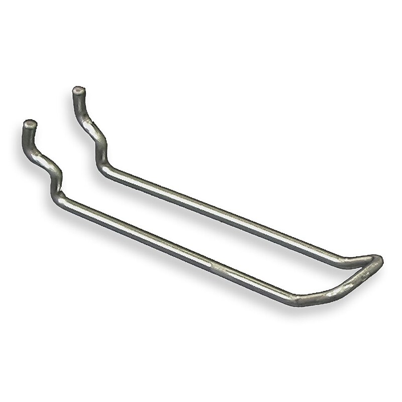 Azar Displays 4" Metal Wire Loop Hook: 0.148" Diameter, 50-Pack (701140) image 1
