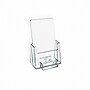 Azar Brochure Holder, 4.125" x 7.25", Vertical, Freestanding, Clear, Acrylic, 50/Pack (252922-50PK)~#|#~m000009415_sc7