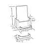 Azar Brochure Holder, 4.125" x 7.25", Vertical, Freestanding, Clear, Acrylic, 50/Pack (252922-50PK)~#|#~m000009416_sc7