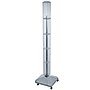Azar 60" x 4" Standard Interlocking Pegboard Display Tower, Clear (700226-CLR)~#|#~m000009504_sc7